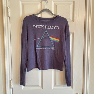 Pink Floyd cropped long sleeve